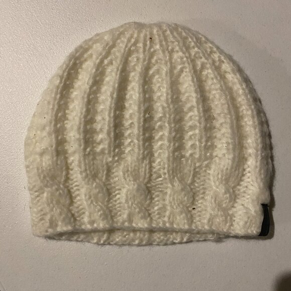 White Squall Hat Chunky Knit Beanie One Size, NEW, Seirus Cable Knit Winter Hat - Picture 1 of 5